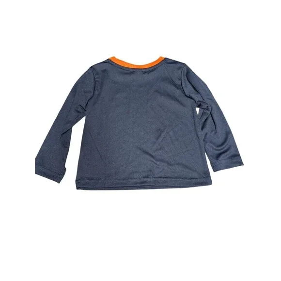 NFL Tshirt 2T Kid's Blue Denver Broncos Football Long Sleeve Team Apparel - Picture 4 of 6